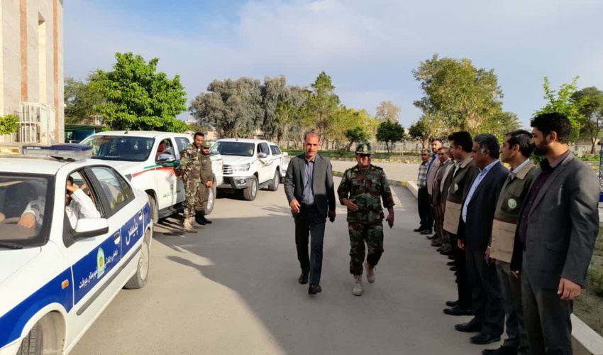 مانور خودرویی به مناسبت هفته منابع طبیعی در جنوب کرمان برگزار شد