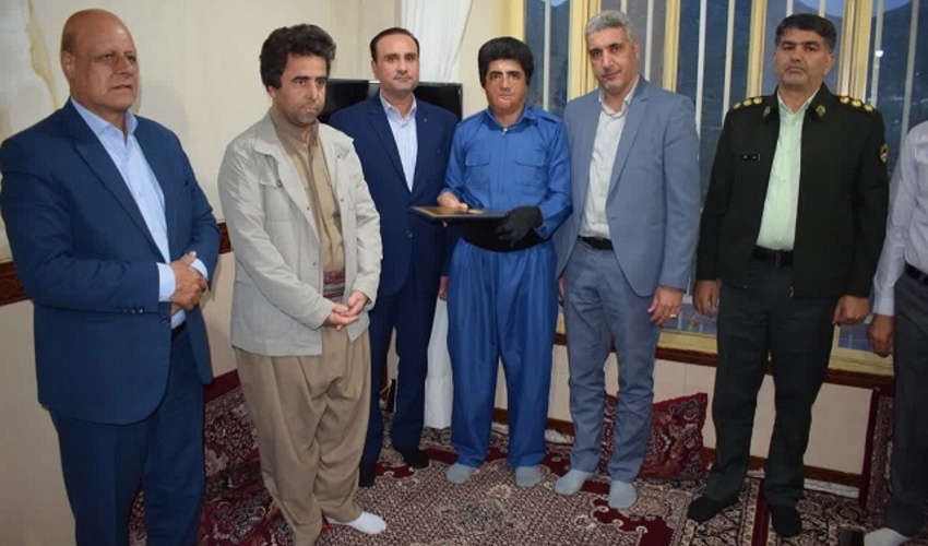 دیدار فرمانده یگان حفاظت منابع طبیعی کشور با جان‌نثاران منابع طبیعی در پاوه