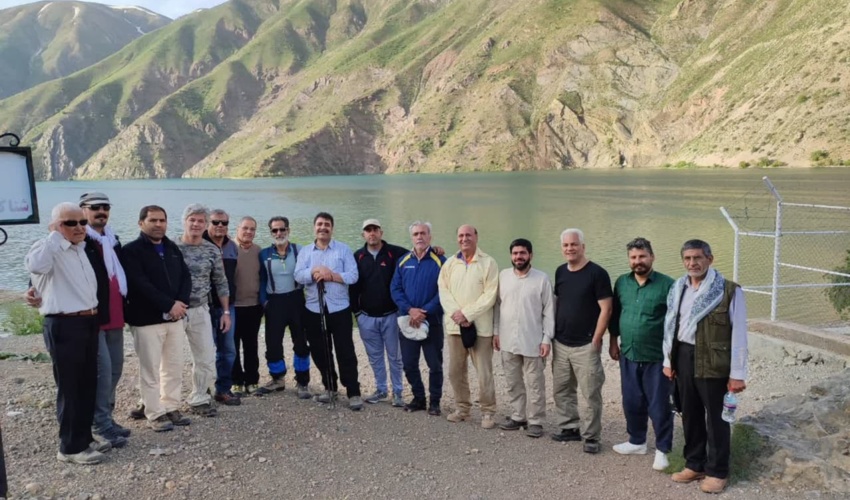 عزیمت گروه کوهنوردی سازمان منابع طبیعی به دریاچه گهر