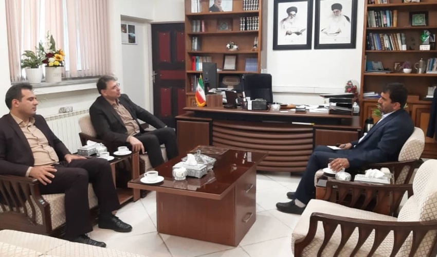 قزوین/دیدار مدیرکل منابع طبیعی و آبخیزداری استان با فرماندار قزوین