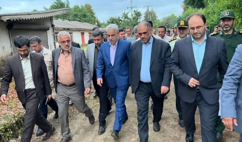 بازدید وزیر جهاد کشاورزی از نهالستان بزرگ پیلمبرا شهرستان رضوانشهر