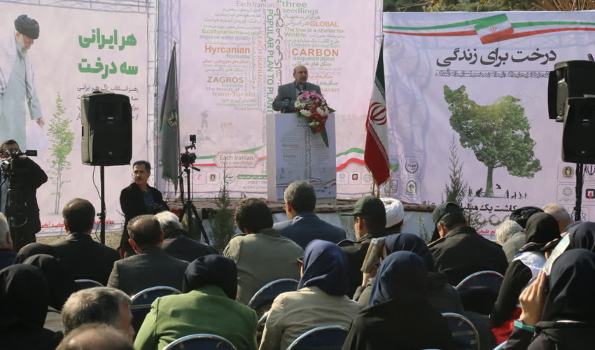 نهضت کاشت یک میلیارد نهال؛ نقطه عطفی در تاریخ انقلاب است/ آمادگی سازمان تات در اجرای طرح درختکاری