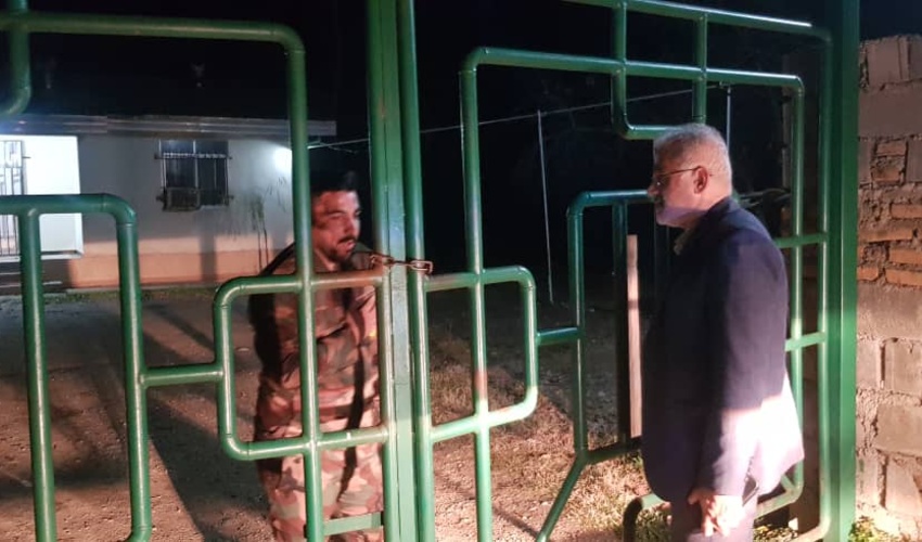 گزارش تصویری/بازدید شبانه دکتر نوبخت از ایست و بازرسی حوزه استحفاظی اداره کل منابع طبیعی مازندران (ساری)  