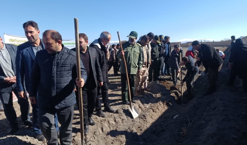 آذربایجان غربی/ کاشت یک هزار و 7٠٠ اصله نهال در سلماس