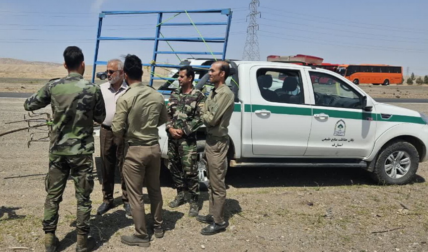 بازدید سرزده رئیس سازمان منابع طبیعی از گشت، کشیک و اجرای حکم در جعفرآباد قم