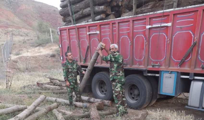 گیلان/ کشف و ضبط چوب آلات غیرمجاز در شهرستان رودبار