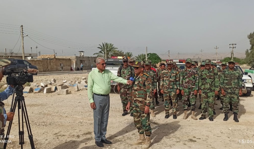 بوشهر/ مانور مقابله با آتش سوزی در شهرستان تنگستان