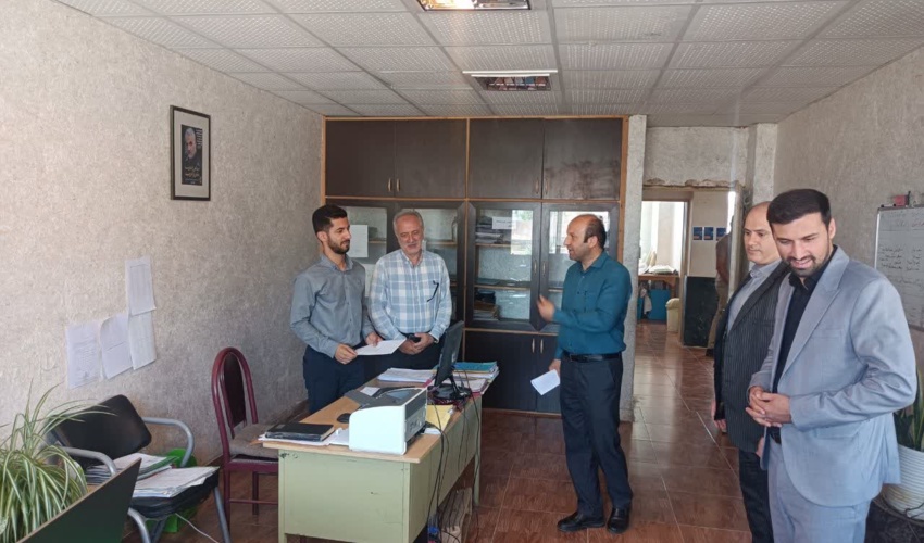 مازندران – نوشهر/ دیدار دادستان شهرستان رامسر از اداره منابع طبیعی شهرستان رامسر