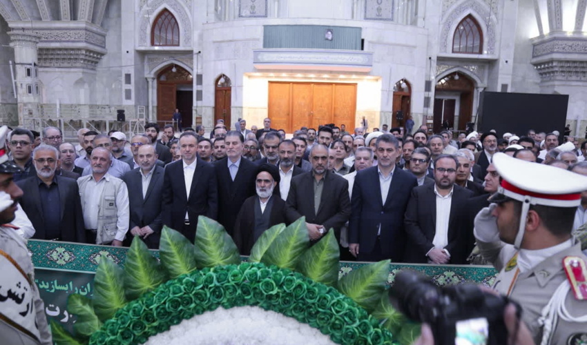 گزارش تصویری/تجدید بیعت مدیران و کارکنان وزارت جهاد کشاورزی با آرمان های امام راحل