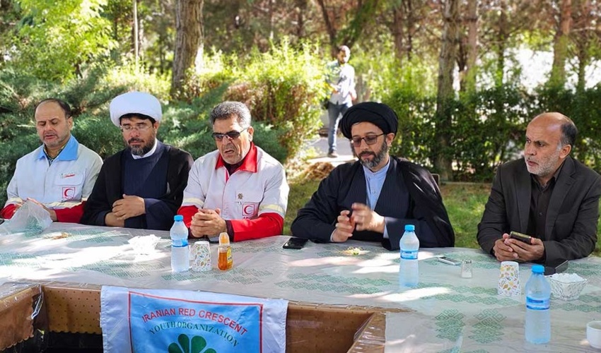 زنجان/ بازدید رئیس سازمان جوانان هلال احمر از نهالستان همیاران هلال احمر