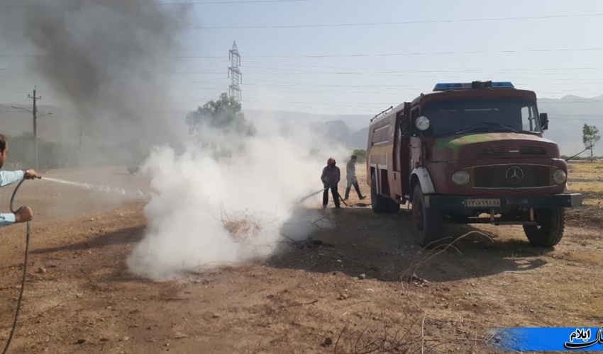 ایلام/ رزمایش اطفا حریق در دهلران اجرا شد