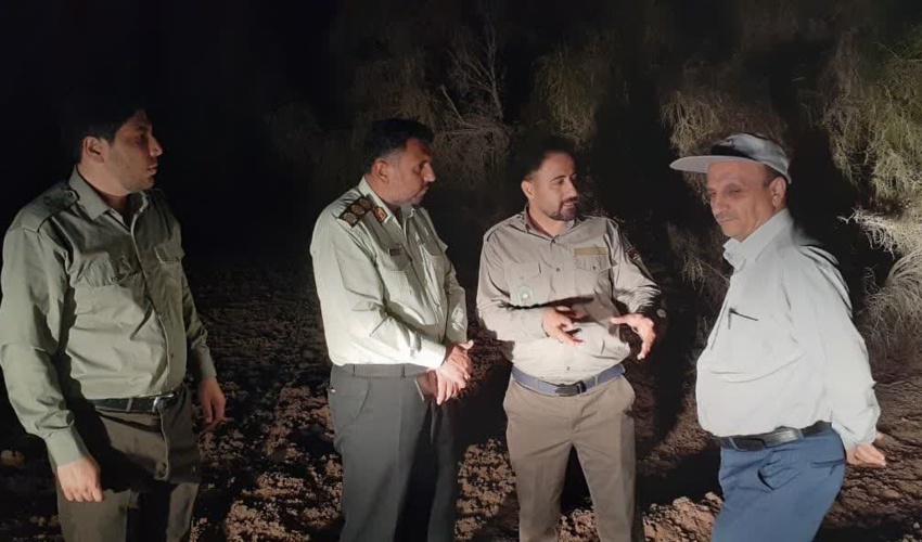 سرکشی شبانه مدیرکل منابع طبیعی استان اصفهان از تاغزارهای این استان