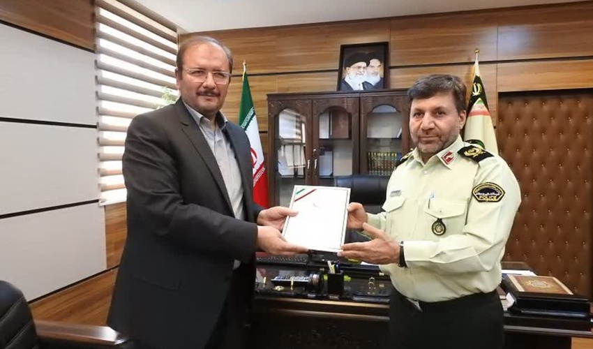  دیدار دکتر وحید با سردار بنی اسد فرمانده یگان های انتظامی و حفاظتی فراجا