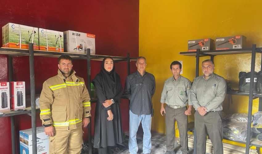 مازندران – نوشهر/ راه اندازی پایگاه اطفای حریق در منطقه پل ذغال دوآب