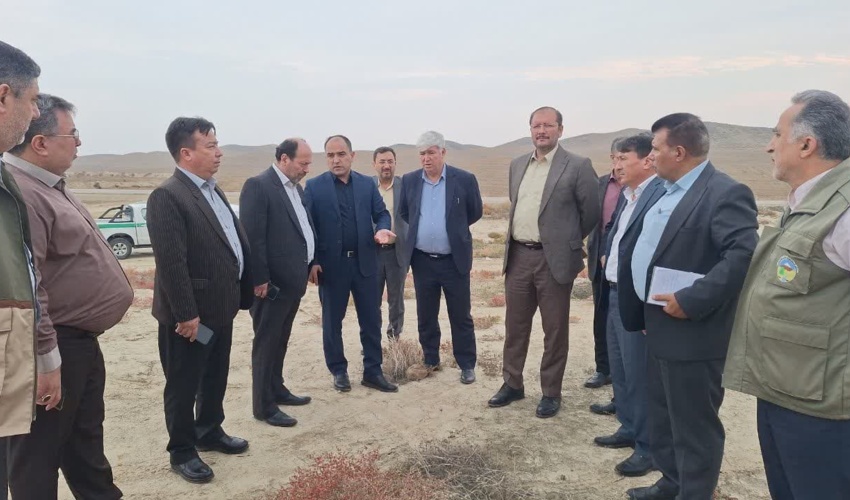 بازدید سرپرست سازمان منابع طبیعی از طرح‌های احیای چمنزارهای گنبدکاووس