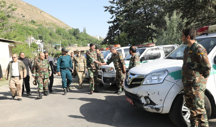 گزارش تصویری/ دیدار صمیمانه رئیس سازمان منابع طبیعی با جنگلبانان و افتتاح پاسگاه حفاظتی شمیرانات