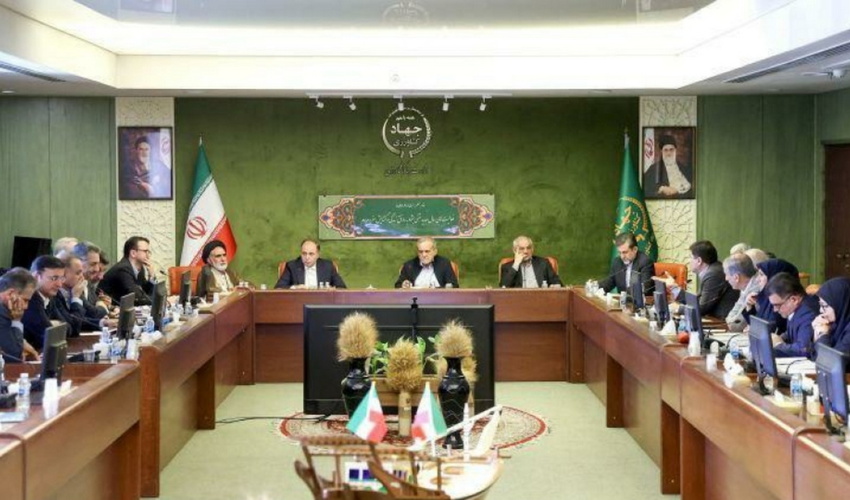 حضور دکتر علی تیموری رئیس سازمان منابع طبیعی و آبخیزداری کشور در بازدید سرزده دکتر مسعود پزشکیان از وزارت جهادکشاورزی