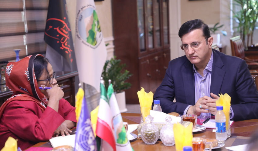 دیدار رییس سازمان منابع طبیعی کشور با سرپرست دفتر برنامه توسعه سازمان ملل متحد