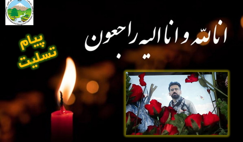  پیام تسلیت سازمان منابع طبیعی و آبخیزداری کشور در پی درگذشت «حمید مرادی»
