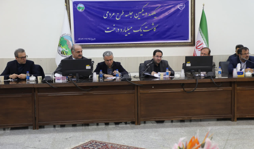 رئیس سازمان منابع طبیعی: کاشت یک میلیارد درخت با مشارکت مردم و بخش خصوصی به نتیجه می‌رسد