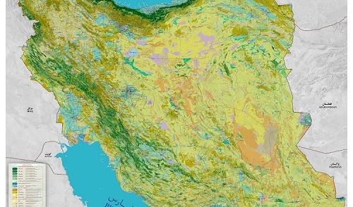 مساحت و نقشه پوشش گیاهی